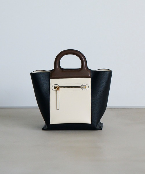 E'POR（エポール）の「【E'POR】 RAY BAG Medium（トートバッグ・レディース・ブラック/ブラック系その他/オフホワイト/キャメル/モスグリーン/イエロー/ホワイト系その他5/ベージュ・FREE）」の19枚目の写真