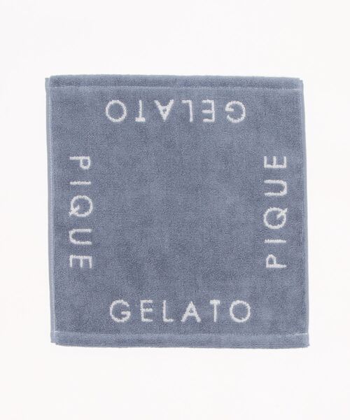ジェラピケ★【gelato pique】ロゴハンドタオル タオルハンカチ gelato pique(ジェラートピケ)の「ロゴハンドタオル(ハンカチ