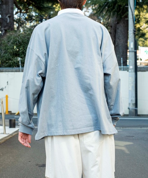 WEGO（ウィゴー）の「WEGO/ビッグラガーシャツ（ポロシャツ・メンズ・ダークグリーン/サックスブルー/その他1/その他2・MEDIUM/LARGE）」の17枚目の写真