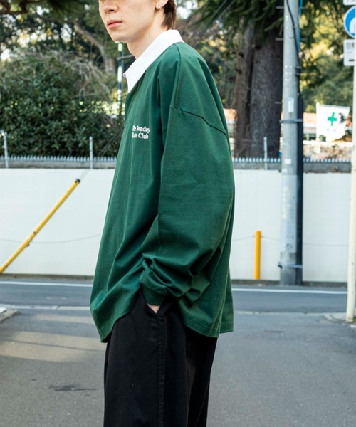 WEGO（ウィゴー）の「WEGO/ビッグラガーシャツ（ポロシャツ・メンズ・ダークグリーン/サックスブルー/その他1/その他2・MEDIUM/LARGE）」の21枚目の写真