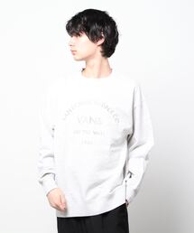 VANS ヴァンズ M VANS LETTERED C SWT スウェットプルオーバー 122R1040700 ASH