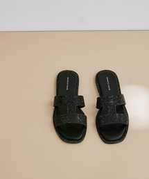 Iストラップラインストーンサンダル