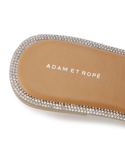 ADAM ET ROPE'(アダムエロペ)の「Iストラップラインストーンサンダル(サンダル・レディース・ブラック/シルバー・38/36/37)」の13枚目の写真