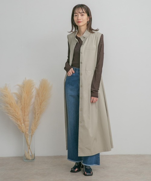 KBF（ケイビーエフ）の「シースルーコンパクトカットソー（Tシャツ/カットソー・レディース・ベージュ系その他/イエロー/ダークブラウン・ONE）」の15枚目の写真