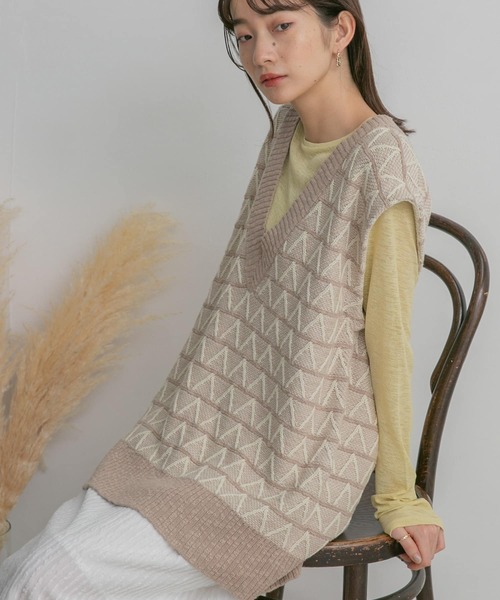 KBF（ケイビーエフ）の「シースルーコンパクトカットソー（Tシャツ/カットソー・レディース・ベージュ系その他/イエロー/ダークブラウン・ONE）」の16枚目の写真