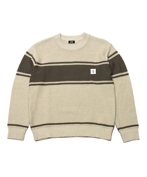 SURREAL（シュルリアル）の「【S.U.R/エスユーアール】AUTHENTIC BLANKET KNIT（ニット/セーター・メンズ・ベージュ/ブラウン/グレー・MEDIUM）」の3枚目の写真