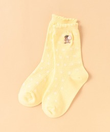 kladskap | クマ刺しゅうクルーソックス(ソックス/靴下)