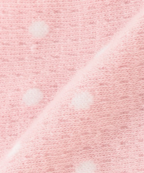 kladskap（クレードスコープ）の「クマ刺しゅうクルーソックス（ソックス/靴下・キッズ・レモンイエロー/ライトピンク・M/S/SS/L）」の6枚目の写真