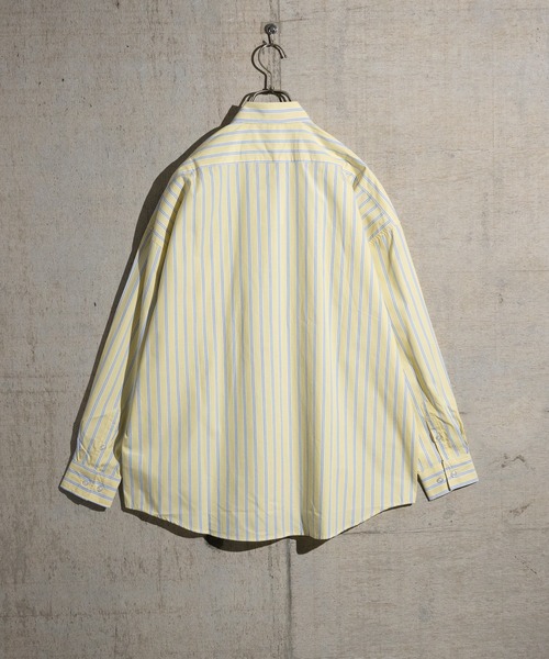 JOHN'S CLOSET(ジョンズクローゼット)の「【i】ブロードビッグレギュラーシャツ(シャツ/ブラウス・メンズ・グリーン/ホワイト/サックスブルー/ブラック/グレイッシュベージュ/ラベンダー/イエロー系その他/サックスブルー系/ホワイト系その他/グリーン系その他/ブラック系その他・MEDIUM/LARGE/X-LARGE)」の19枚目の写真