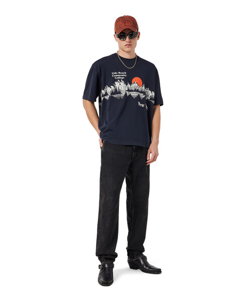 DIESEL(ディーゼル)の「メンズ Tシャツ(Tシャツ/カットソー・メンズ・ネイビー/グレー・SMALL/X-LARGE/XX-LARGE/MEDIUM/LARGE/X-SMALL)」の4枚目の写真