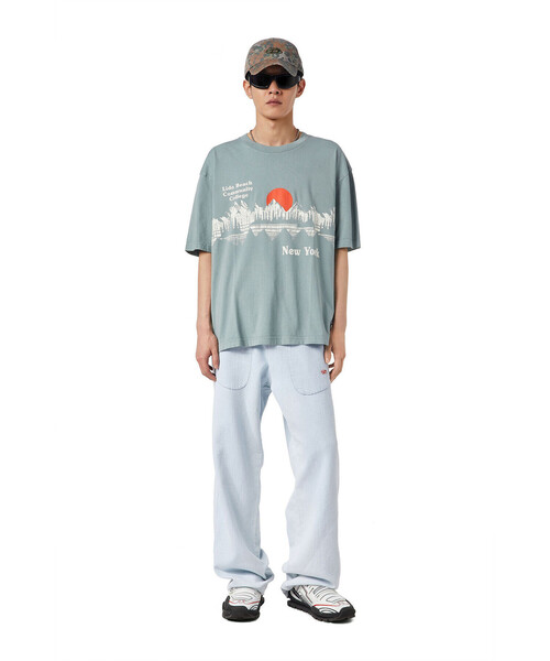 DIESEL(ディーゼル)の「メンズ Tシャツ(Tシャツ/カットソー・メンズ・ネイビー/グレー・SMALL/X-LARGE/XX-LARGE/MEDIUM/LARGE/X-SMALL)」の12枚目の写真