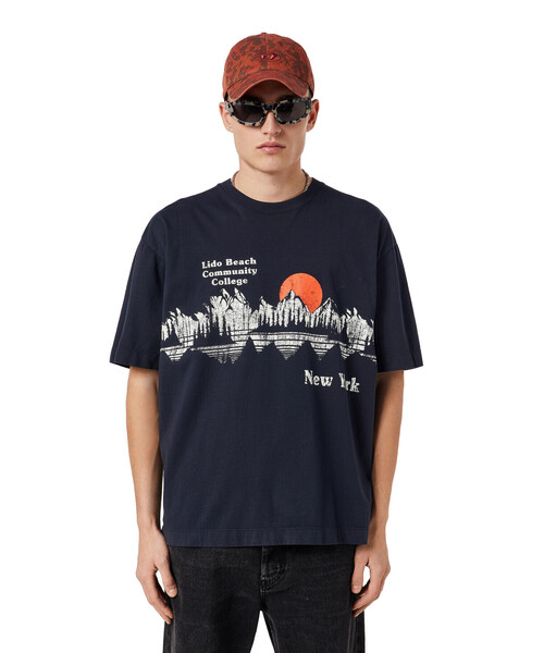 DIESEL(ディーゼル)の「メンズ Tシャツ(Tシャツ/カットソー・メンズ・ネイビー/グレー・SMALL/X-LARGE/XX-LARGE/MEDIUM/LARGE/X-SMALL)」の22枚目の写真