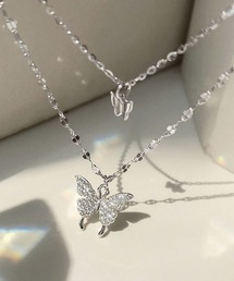 meJane | バタフライモチーフレイヤーネックレス【ZOZOTOWN限定】(ネックレス)