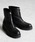 And A�i�A���h�G�[�j�́uPADRONE �p�h���[�l / CENTER ZIP BOOTS (WATER PROOF LEATHER) �Z���^�[�W�b�v�u�[�c�i�E�H�[�^�[�v���[�t�j �h�� �r�u�����\�[�� / PU8054-1142�i�u�[�c�j�v�b�u���b�N