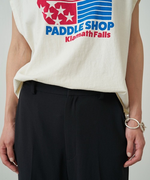 LOUNGEDRESS（ラウンジドレス）の「ジョーゼットストレートパンツ（スウェットパンツ・レディース・ブラック/ブルー/レッド・SMALL/MEDIUM）」の12枚目の写真
