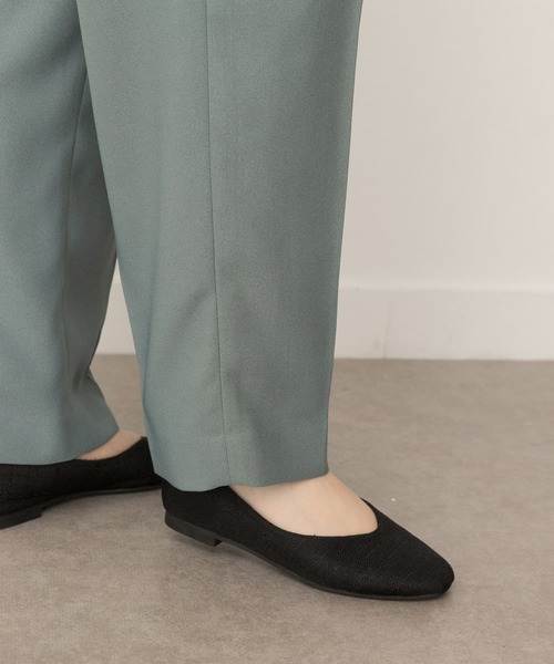 RODE SKO(ロデスコ)の「リネン調フラットパンプス(パンプス・レディース・ブラック/ブラウン・38/36/37)」の13枚目の写真