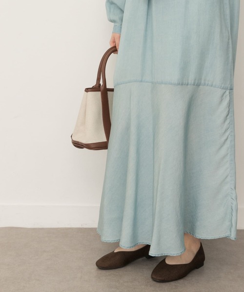 RODE SKO(ロデスコ)の「リネン調フラットパンプス(パンプス・レディース・ブラック/ブラウン・38/36/37)」の14枚目の写真