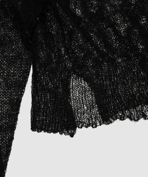 Simone Rocha（シモーネロシャ）の「CROPPED CABLE KNIT LONG SLEEVE