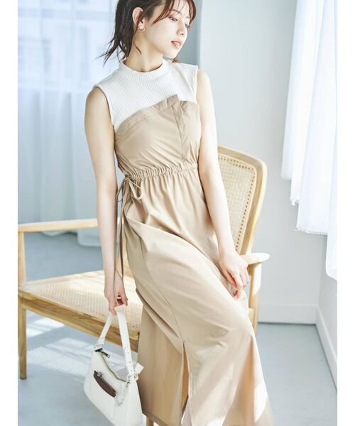 dazzlin（ダズリン）の「レイヤードデザインワンピース（ワンピース・レディース・ブラック/ベージュ/パープル・FREE）」の16枚目の写真