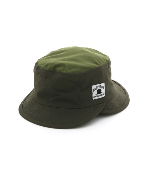 MAKE YOUR DAY（メイクユアデイ）の「ダブルビルハット（ハット・キッズ・ピンク/カーキ/ネイビー・50/54/56/52/48/46）」の2枚目の写真