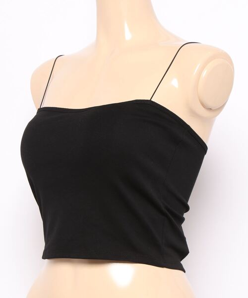 ACYM（アシーム）の「Pad in strap キャミソール（Tシャツ/カットソー・レディース・ホワイト/ブラック・FREE）」の14枚目の写真