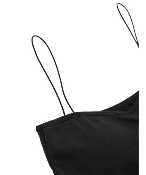 ACYM（アシーム）の「Pad in strap キャミソール（Tシャツ/カットソー・レディース・ホワイト/ブラック・FREE）」の12枚目の写真
