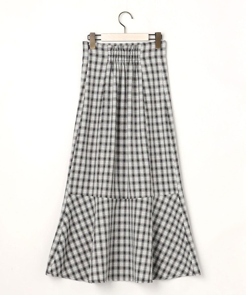 179/WG（イチナナキュウダブルジー）の「ハイウエストマーメイドスカート（スカート・レディース・ブルー/ベージュ系1/ブラック系1/イエロー・MEDIUM）」の8枚目の写真