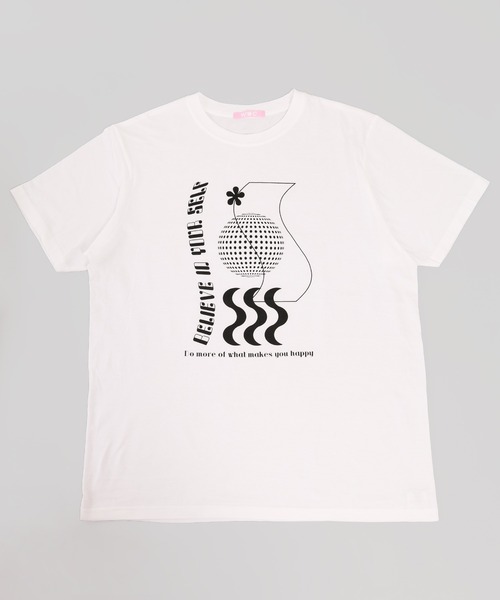 WC（ダブル シー）の「グラフィックプリントT（Tシャツ/カットソー・レディース・グリーン/ブラック・FREE）」の5枚目の写真