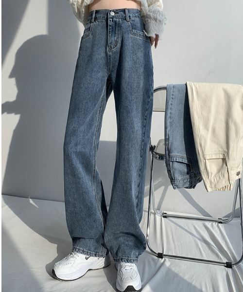 MANGROVE(マングローブ)の「ストレートデニムパンツ(デニムパンツ・レディース・ホワイト/ライトブルー/ブルー・MEDIUM/LARGE)」の3枚目の写真