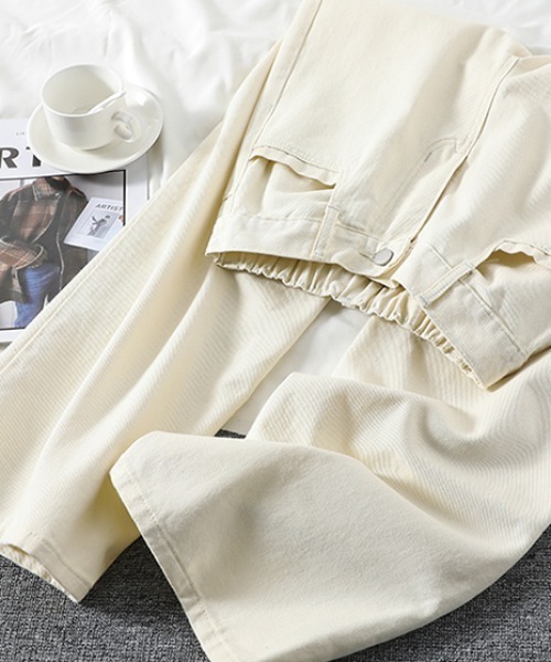 MANGROVE(マングローブ)の「ストレートデニムパンツ(デニムパンツ・レディース・ホワイト/ライトブルー/ブルー・MEDIUM/LARGE)」の7枚目の写真