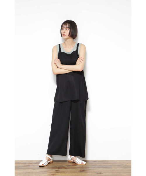 human woman（ヒューマンウーマン）の「◆≪arrive 5e≫レイヤードブラウス（シャツ/ブラウス・レディース・ブラック/カーキ・MEDIUM）」の17枚目の写真