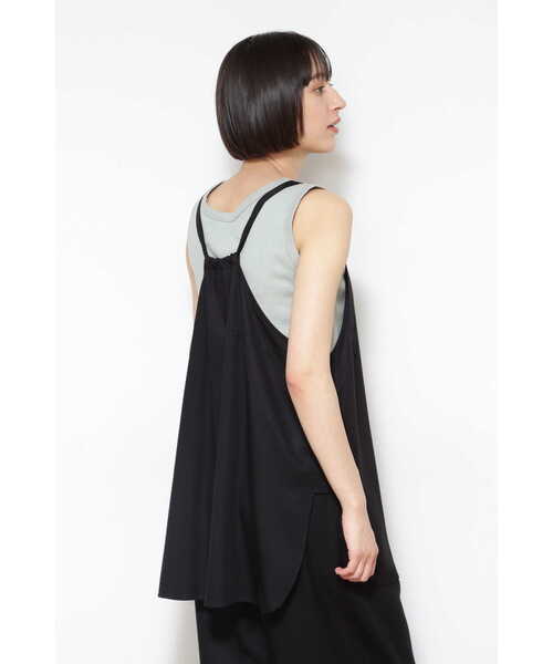 human woman（ヒューマンウーマン）の「◆≪arrive 5e≫レイヤードブラウス（シャツ/ブラウス・レディース・ブラック/カーキ・MEDIUM）」の19枚目の写真