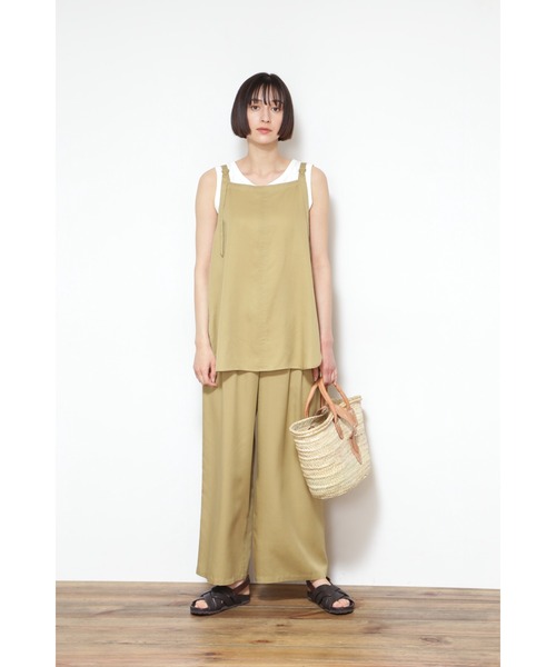 human woman（ヒューマンウーマン）の「◆≪arrive 5e≫レイヤードブラウス（シャツ/ブラウス・レディース・ブラック/カーキ・MEDIUM）」の13枚目の写真