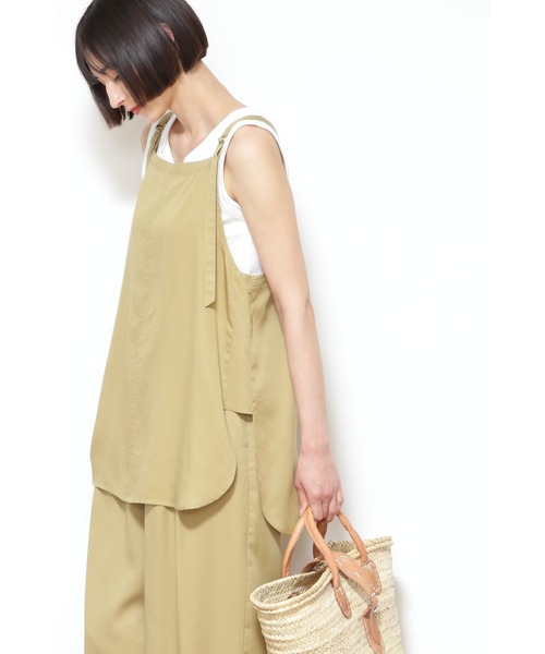 human woman（ヒューマンウーマン）の「◆≪arrive 5e≫レイヤードブラウス（シャツ/ブラウス・レディース・ブラック/カーキ・MEDIUM）」の5枚目の写真