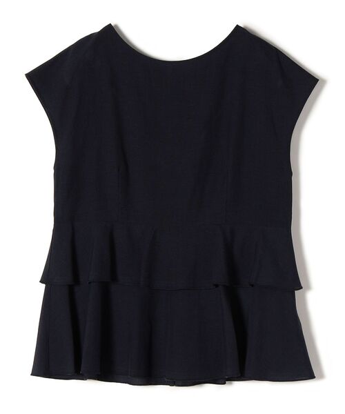 SHIPS(シップス)の「*〈手洗い可能〉2WAYリネンミックスペプラムブラウス◆(シャツ/ブラウス・レディース・ブラック/ネイビー/レッド/オフホワイト/イエロー系・ONE SIZE)」の9枚目の写真