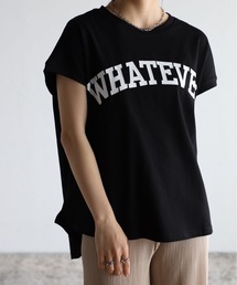 WHATEVEロゴTEE