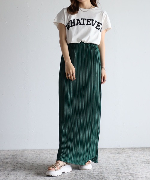 sakishimatokyo(サキシマトーキョー)の「WHATEVEロゴTEE(Tシャツ/カットソー・レディース・ホワイト/ブラック/ブルー・FREE)」の13枚目の写真