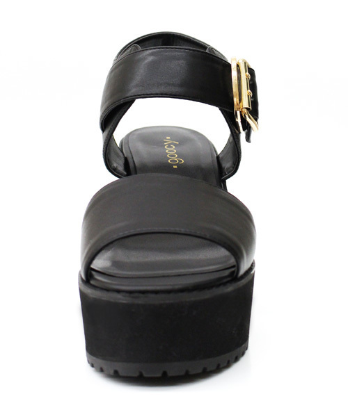 goocy（グーシー）の「【PERK掲載商品】ボリュームストラップサンダル（サンダル・レディース・ホワイト/ブラック・36/37/38）」の11枚目の写真