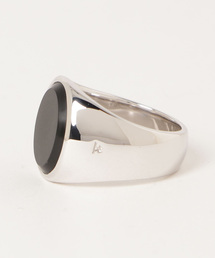 TOM WOOD（トムウッド）の「TOM WOOD oval black onyx ring