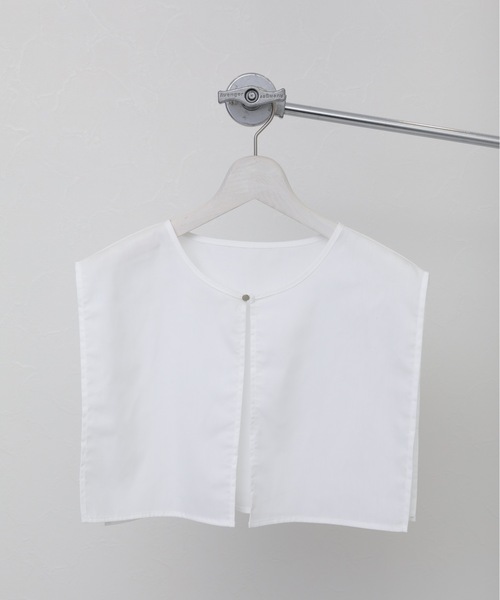 ap retro（アプレトロ）の「スキッパーノースリシャツ　襟付き（シャツ/ブラウス・レディース・ホワイト/ブラック・FREE）」の12枚目の写真