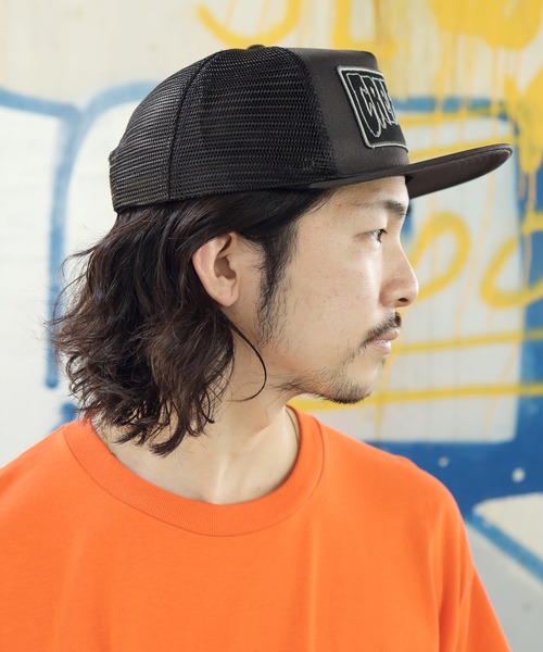 SANTA CRUZ（サンタクルーズ）の「CREATURE / クリーチャー Reverse Patch Mesh Trucker High Profile Hat メッシュ キャップ（キャップ・メンズ・ブラック/ダークグレー・FREE）」の8枚目の写真