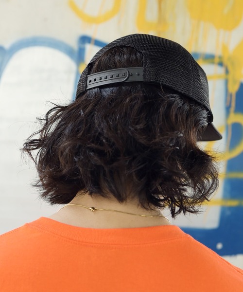 SANTA CRUZ（サンタクルーズ）の「CREATURE / クリーチャー Reverse Patch Mesh Trucker High Profile Hat メッシュ キャップ（キャップ・メンズ・ブラック/ダークグレー・FREE）」の9枚目の写真