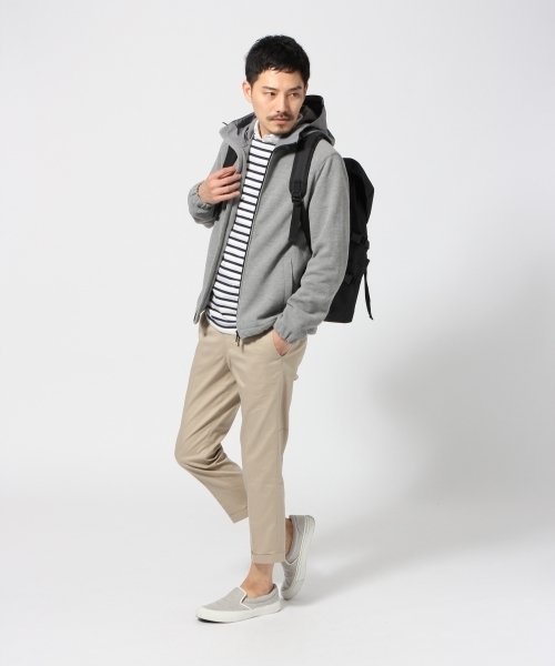 GLOBAL WORK(グローバルワーク)の「ボーダーバスク7分袖/557715(Tシャツ/カットソー・メンズ・グレー/ブルー/ネイビー/ブラック・MEDIUM/SMALL/X-LARGE/LARGE)」の8枚目の写真