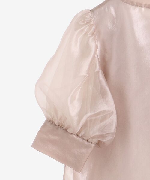 MAJESTIC LEGON(マジェスティックレゴン)の「アシメボウタイブラウス(シャツ/ブラウス・レディース・ブラック/オフホワイト/ピンクベージュ/グレイッシュベージュ・MEDIUM)」の13枚目の写真