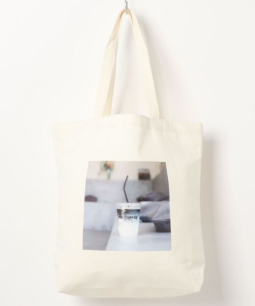 FRUIT OF THE LOOM(フルーツオブザルーム)の「NC PHOTO TOTE(トートバッグ・メンズ・ホワイト/ブラック・FREE)」の1枚目の写真