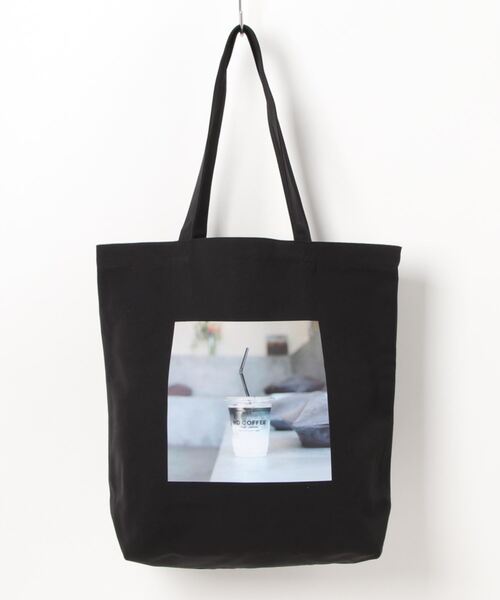FRUIT OF THE LOOM(フルーツオブザルーム)の「NC PHOTO TOTE(トートバッグ・メンズ・ホワイト/ブラック・FREE)」の2枚目の写真