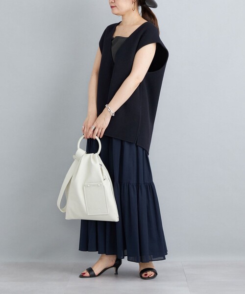 ADD CULUMN（アドカラム）の「ADD CULUMN:RIN - M◆（ハンドバッグ・レディース・ブラウン/ナチュラル・ONE SIZE）」の7枚目の写真