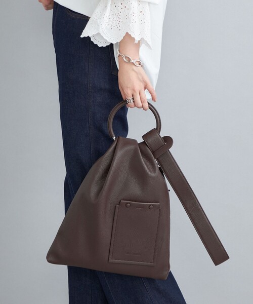 ADD CULUMN（アドカラム）の「ADD CULUMN:RIN - M◆（ハンドバッグ・レディース・ブラウン/ナチュラル・ONE SIZE）」の20枚目の写真
