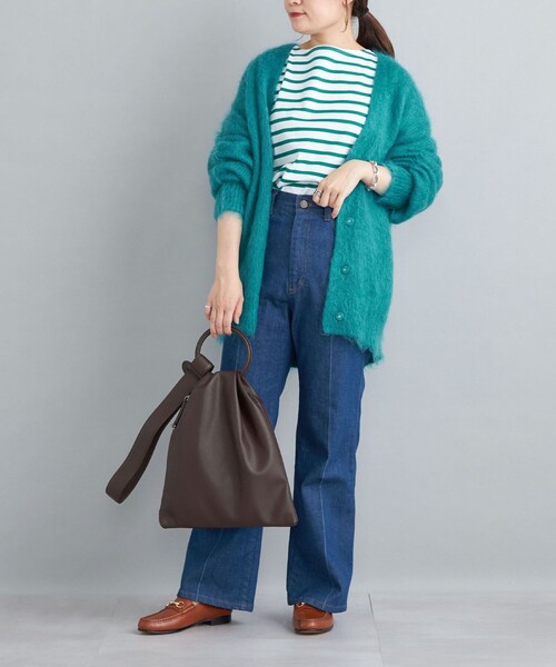 ADD CULUMN（アドカラム）の「ADD CULUMN:RIN - M◆（ハンドバッグ・レディース・ブラウン/ナチュラル・ONE SIZE）」の14枚目の写真