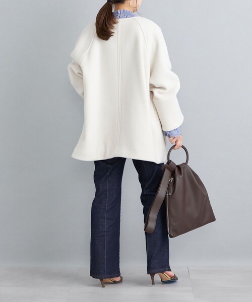 ADD CULUMN（アドカラム）の「ADD CULUMN:RIN - M◆（ハンドバッグ・レディース・ブラウン/ナチュラル・ONE SIZE）」の4枚目の写真